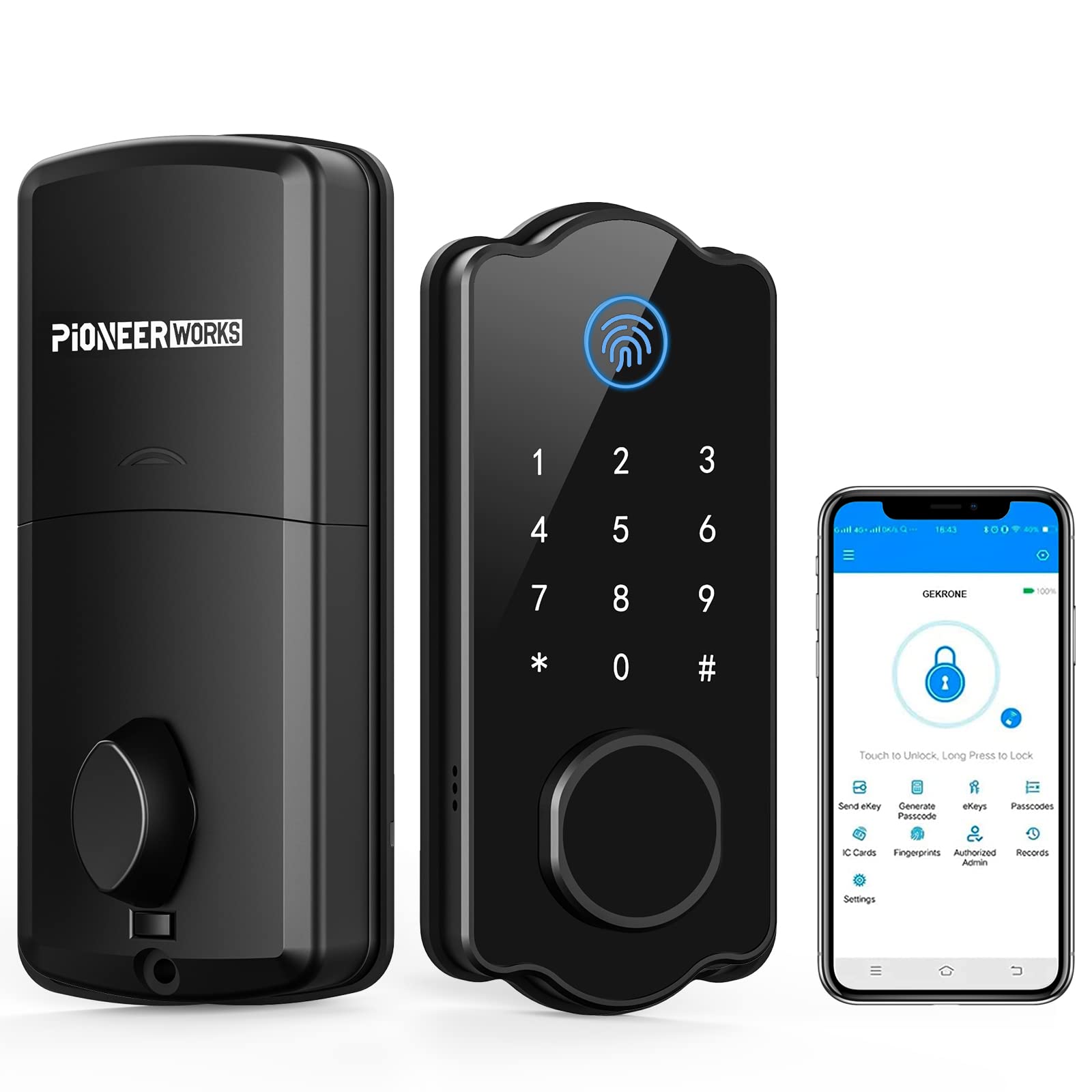 スマートドアロックキーレスエントリードアロック Amazon.co.jp: キーレスエントリードアロック 5イン1 スマートロック